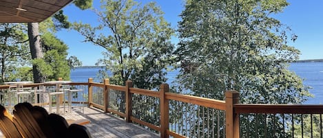 Front deck - view from master bedroom 