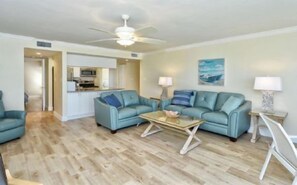 Living Area and Kitchen