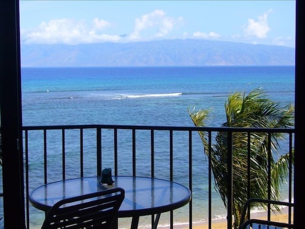 The View from Living Room Lanai-What you see when you open the door to the Condo