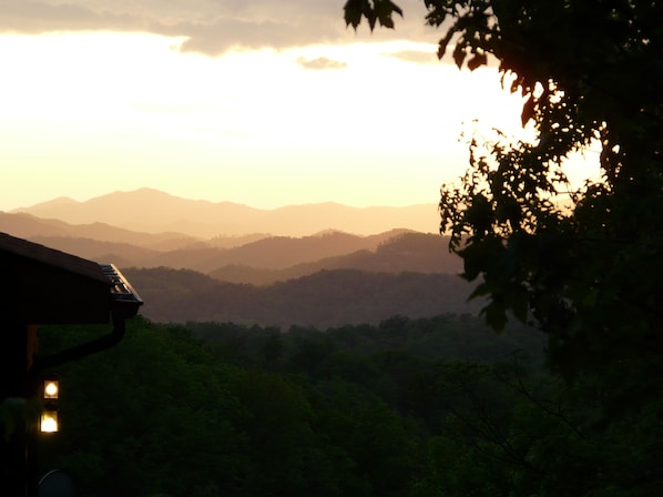 The Sunset from the Left Side of the Deck- Breath Taking