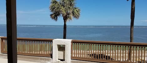 Condo Back Patio Deck View