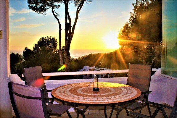 Sunset - balcony view