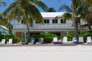 View of Bahama Palms from the water