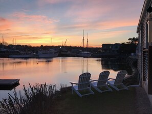 Sunset over Dock Square.