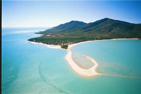 Sunset Beach, left of sandspit