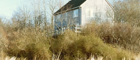 View of House and Wrap-Around Deck from Water