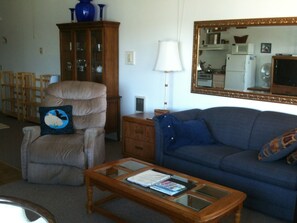 The living area is roomy and comfortable.