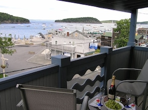 Dine on your private furnished deck.