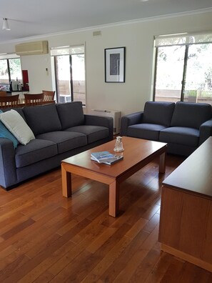 Open plan living area