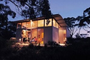 Ridgetop Retreats at dusk