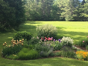 Gardens on property.
