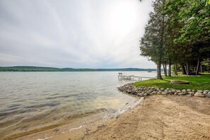 Sandy shoreline