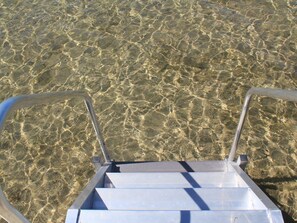 Sandy lake bottom