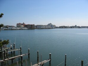 view from balcony