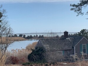 View of Tidal Estuary and Nantucket Sound from Deck