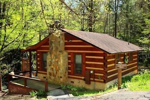 Laurelwood Falls Cabin-Front of Cabin