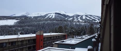 Looking at Breckenridge Ski Area from Rear Deck