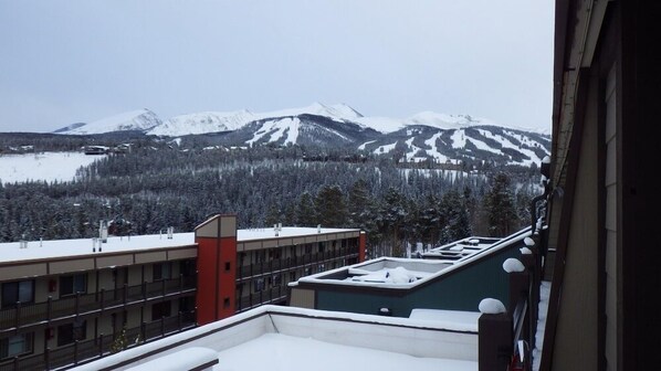 Looking at Breckenridge Ski Area from Rear Deck