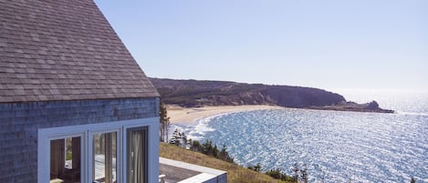 summer afternoons overlooking huge beach