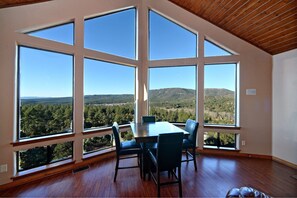 Pub table and amazing views upstairs!