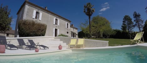 Garden and new pool