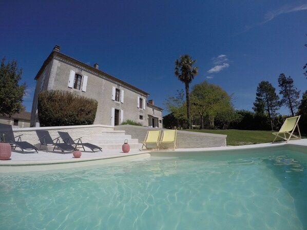 Garden and new pool