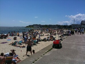 Falmouth Heights Beach out the front door