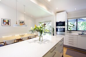 Fully equipped kitchen with everything you could need to prepare a feast. 
