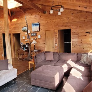 Large sectional to comfortably seat all your guests 