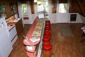 Large Open Kitchen with Wonderful Lake View