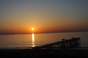 Watch the most beautiful sunrise as it comes up over the ocean from our balcony