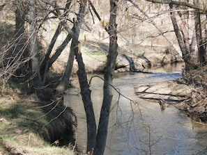 Fresno River runs in the back of the property.
