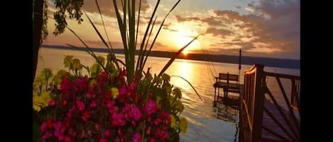 Sunrise dock view