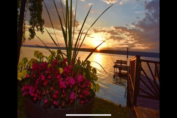Sunrise dock view