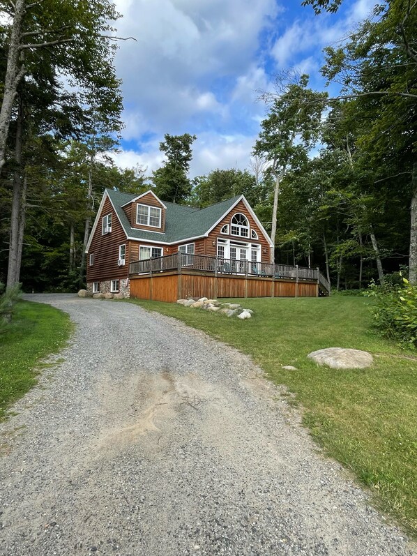 Front of the building from the Adirondack Loj Road