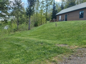 Flat area for fun and games.