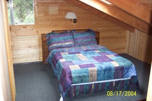 Upstairs Loft Double Bed