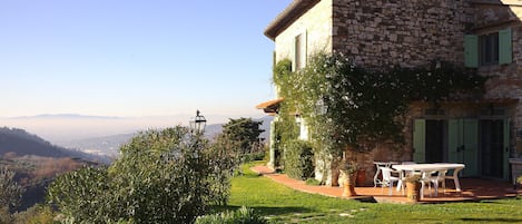 View of Florence in the distance (December colors)