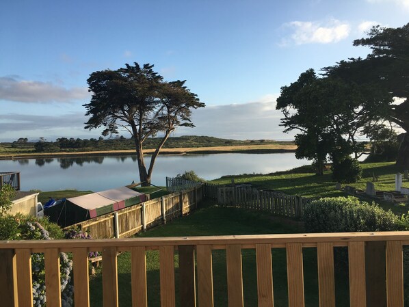 View from upstairs when the tide is in
