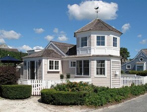 Front view of the cottage