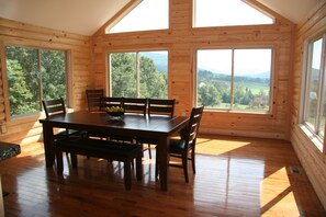 dining room - look at the views while you dine!