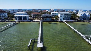 Ariel view of Fleur De Sound Beach House