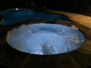 Hot Tub at night