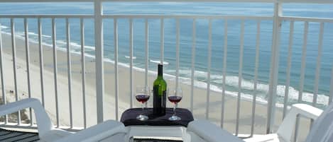 Have a nice bottle of wine on the Penthouse Deck! You Deserve it!