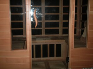 Downstairs sauna