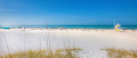 Voted #1 Beach in the US Clearwater Beach - You are a 3 min walk to white sand!