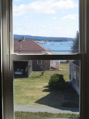 Harbor view from the queen bedroom window.