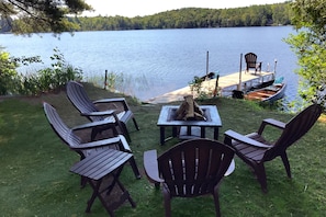 Lake Hebron is great for swimming, paddling, relaxing, or roasting s'mores. 