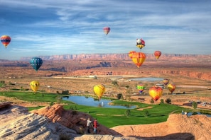 November = Balloon Regatta(view from nearby golf course)