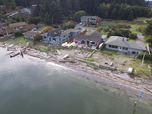 View of the Cabin from the Drone at 300 feet